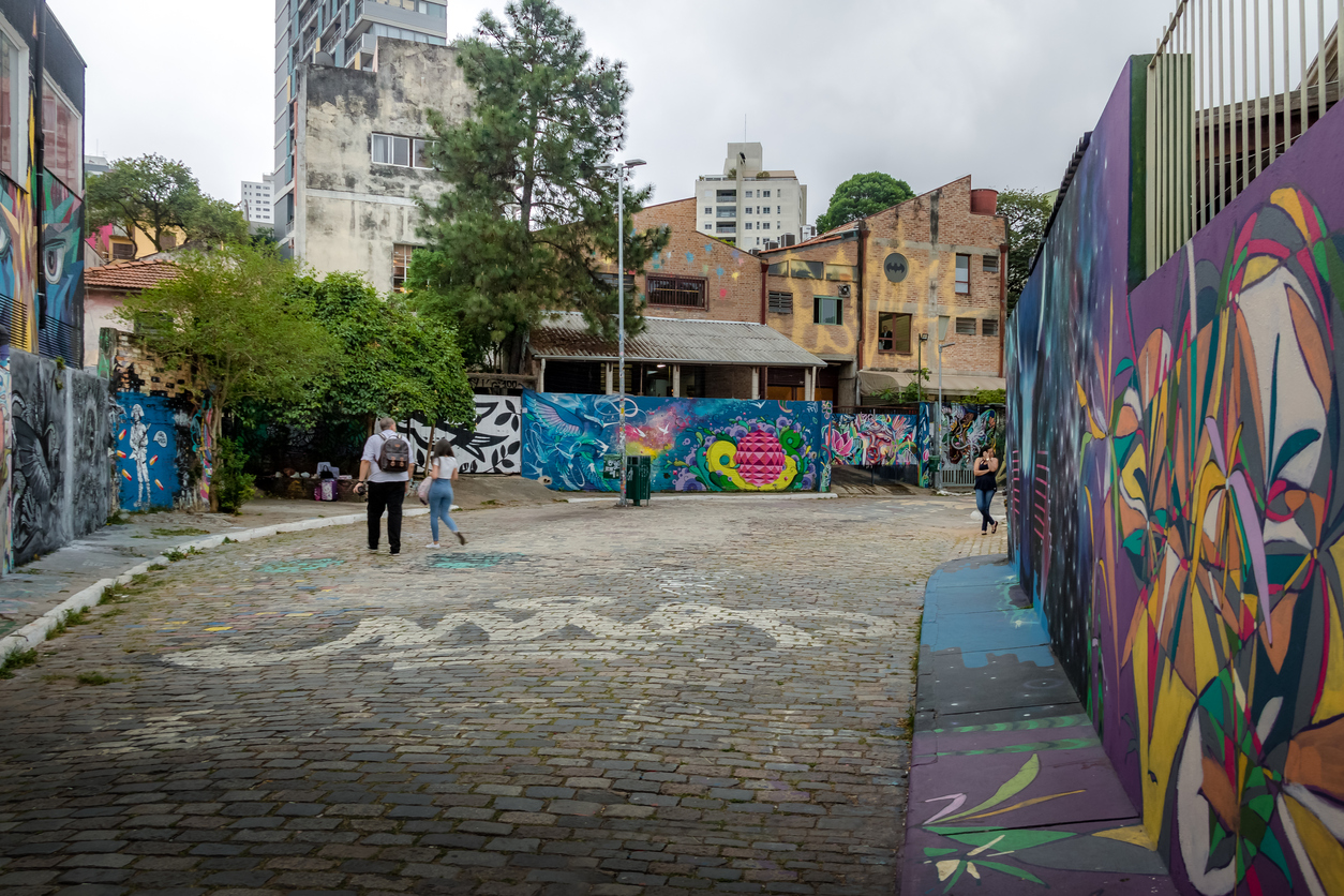 Beco do Batman, Sao Paulo, Brazil Beco do Batman, Sao Paulo, Brazil