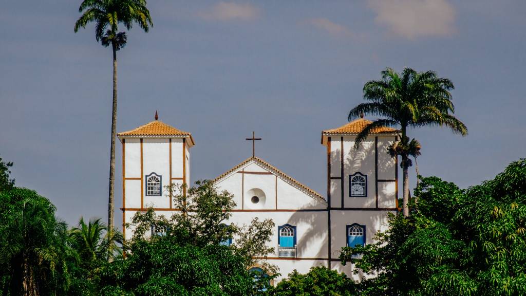 Igreja da Matriz em Pirenópolis, Goiás, Brasil