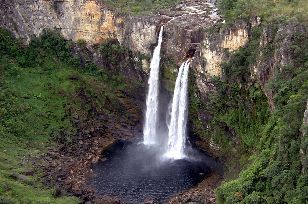 Quais as três maiores cachoeiras do Brasil?