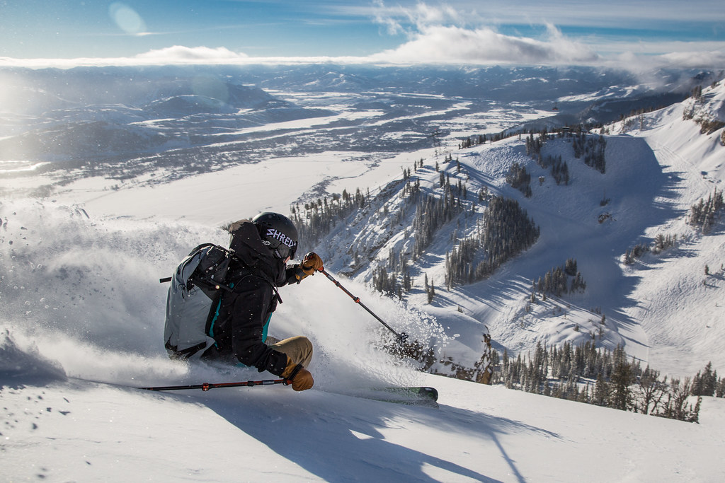 Jackson Hole tem opções de esqui para desde os iniciantes até os avançados