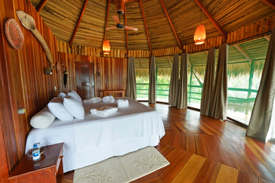 Acomodação do Juma Lodge, Selva Amazônica