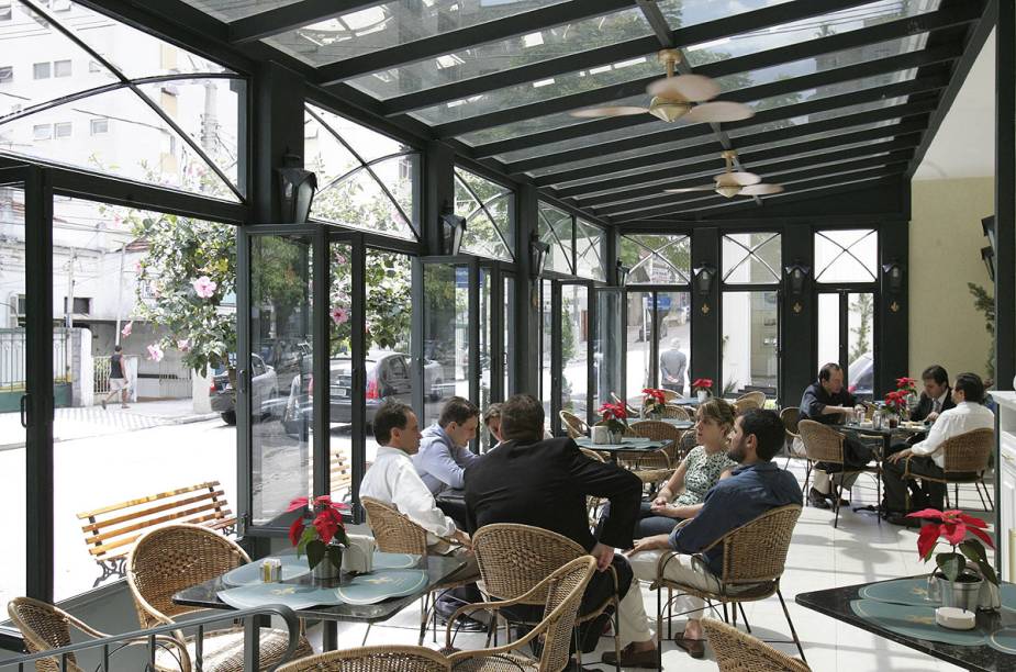 Ambiente da confeitaria, que fica no bairro Cerqueira César, na capital paulista