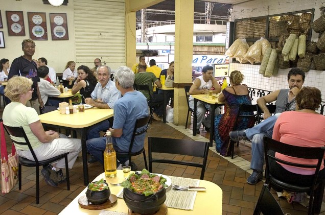 Interior do Restaurante Casa Cheia, em Belo Horizonte (MG)