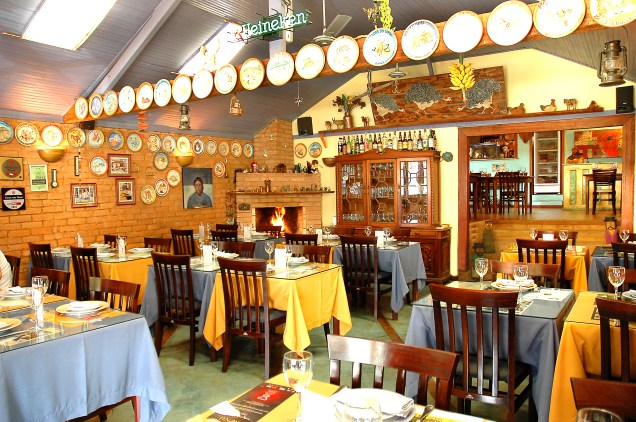Ambiente do restaurante Gosto com Gosto, em Visconde de Mauá, Rio de Janeiro