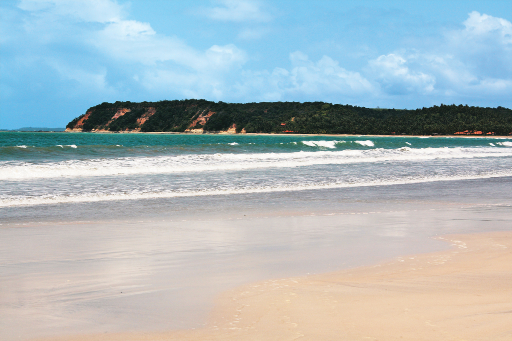 Praia do Morro, em Barra de Santo Antônio, Alagoas