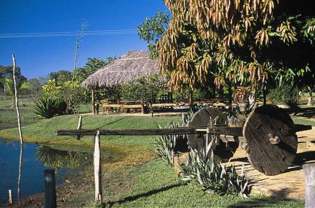 Carro de Boi na Pousada Araras Eco Lodge, no Pantanal Norte Carro de Boi na Pousada Araras Eco Lodge, no Pantanal Norte