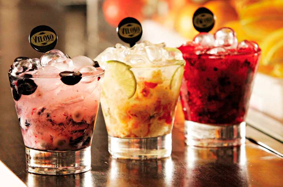 Caipirinhas do bar Veloso.