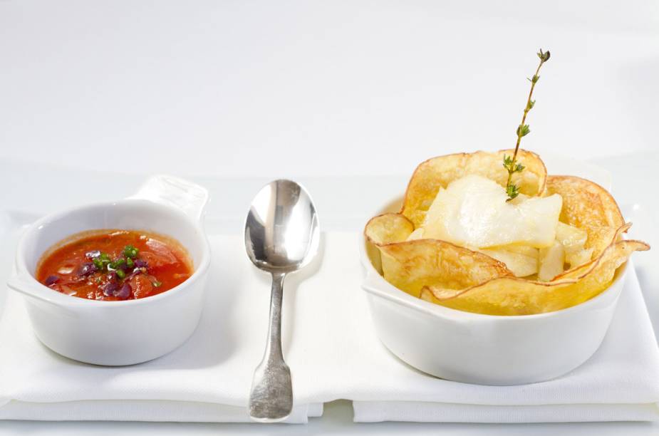 Rosa de bacalhau do Ristorante Alloro, Rio de Janeiro