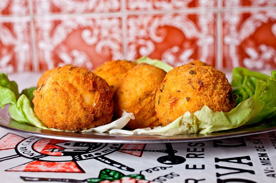 Bolinho de bacalhau do Nova Capela