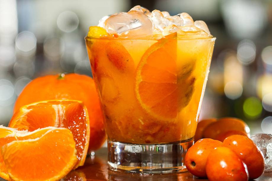 Caipirinha de tangerinas espanholas, do bar Veloso.