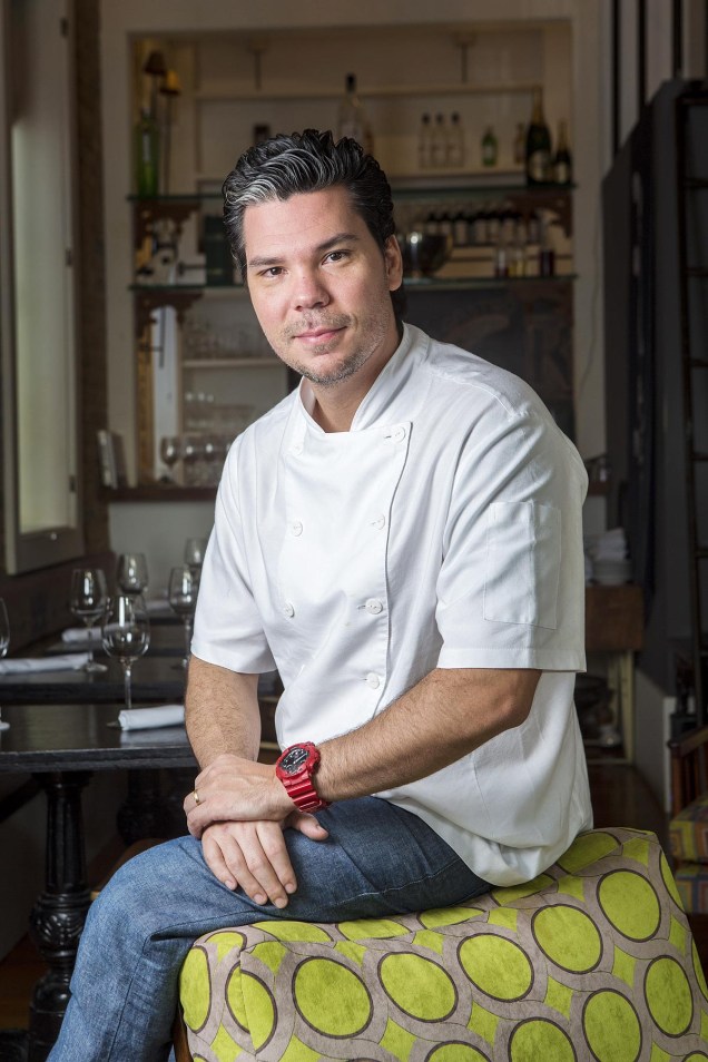 Pedro Artagão, chef de cozinha do restaurante Irajá, no Rio de Janeiro (RJ)