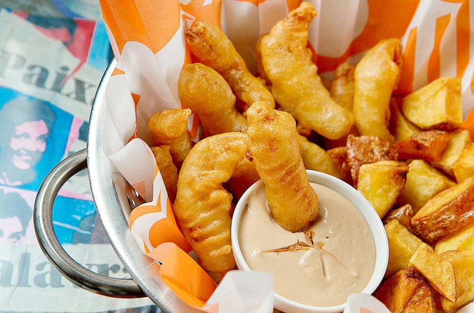 Fish and chips do Barzinho