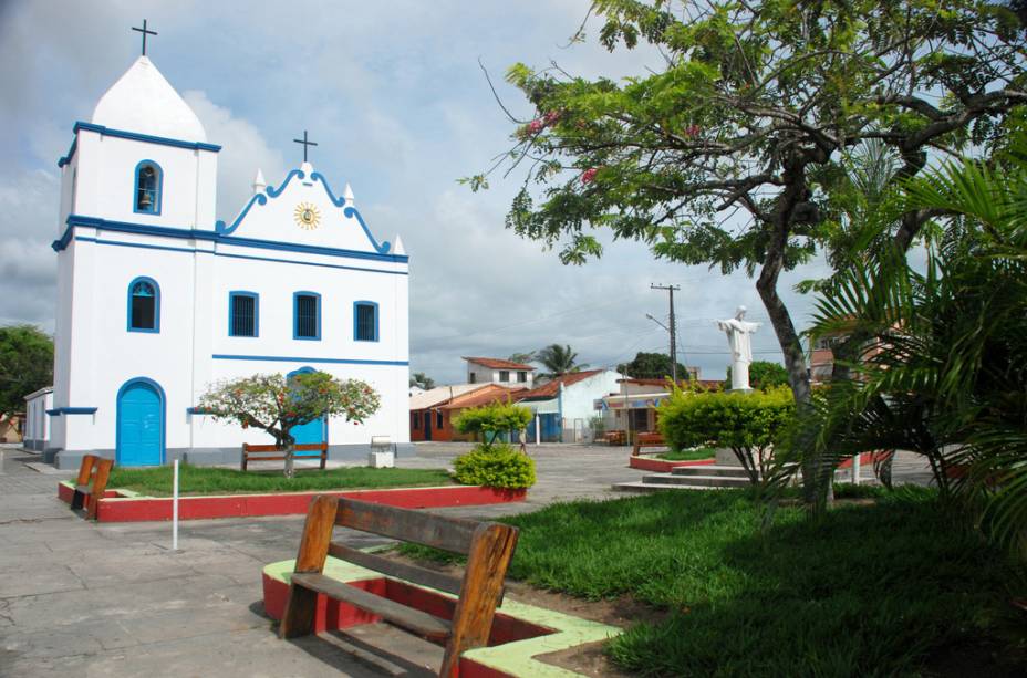Igreja Nossa Senhora da Purificação, na praça principal de Prado