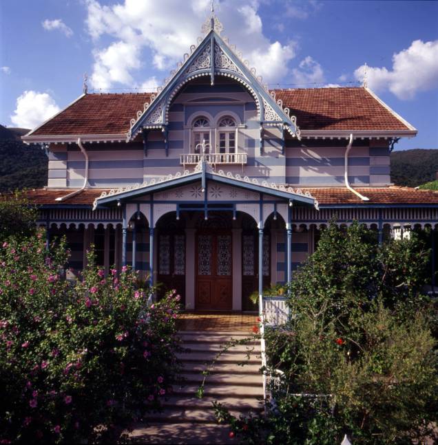 Nos fundos da Casa da Cultura, um casarão de 1894 deu lugar a um charmoso café, onde também acontecem exposições Nos fundos da Casa da Cultura, um casarão de 1894 deu lugar a um charmoso café, onde também acontecem exposições
