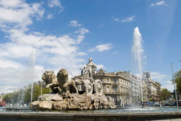 Fonte das Cibeles, em Madri Fonte das Cibeles, em Madri