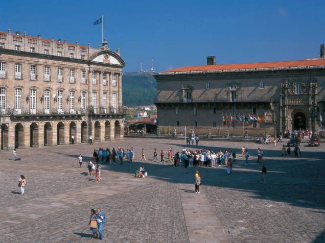 O Hotel dos Reis Católicos, em Santiago de Compostela O Hotel dos Reis Católicos, em Santiago de Compostela
