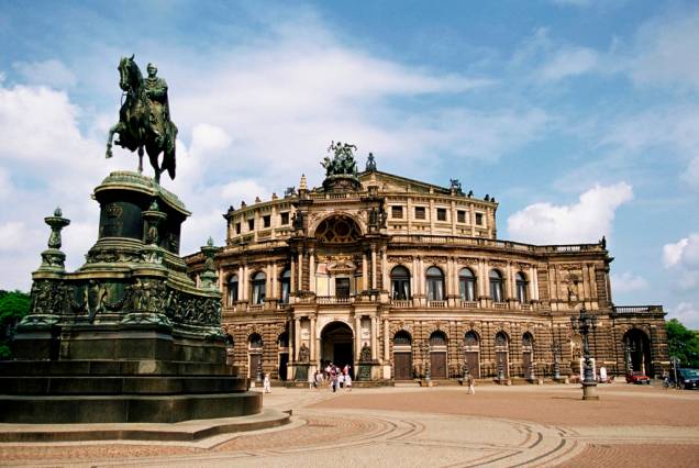 Casa de Ópera Semper, em Dresden