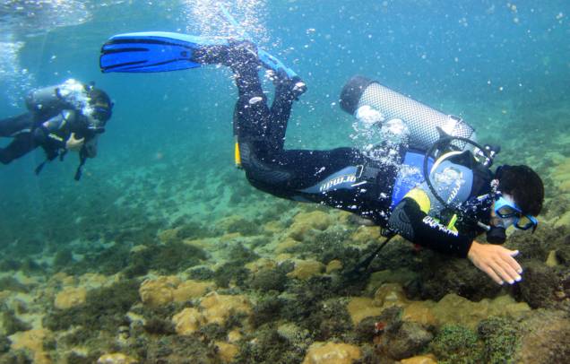 Não é preciso ter certificado para fazer o curso de mergulho Discovery Dive, da <a href="http://colonialdiver.com.br/2016/" target="_blank" rel="noopener"><strong>Colonial Diver</strong></a>