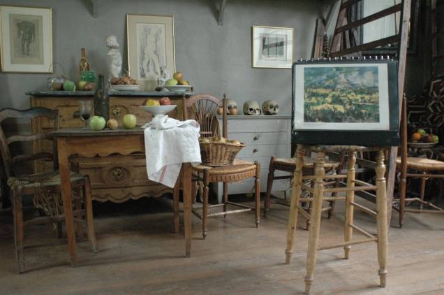 O Atelier Cézanne recria o espaço onde o célebre artista nascido em Aix-en-Provence passava seus dias trabalhando