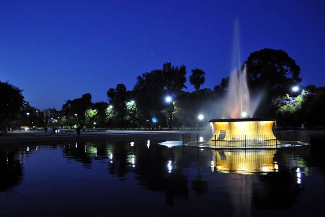 Fonte Luminosa do Parque Farroupilha, em Porto Alegre, Rio Grande do Sul
