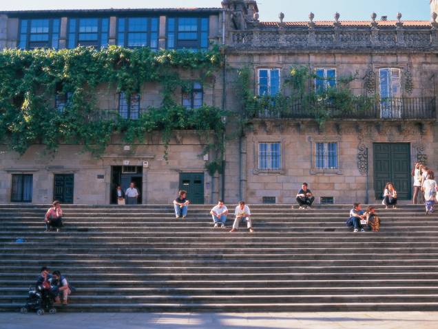 Casa de La Parra, no centro histórico de Santiago de Compostela Casa de La Parra, no centro histórico de Santiago de Compostela