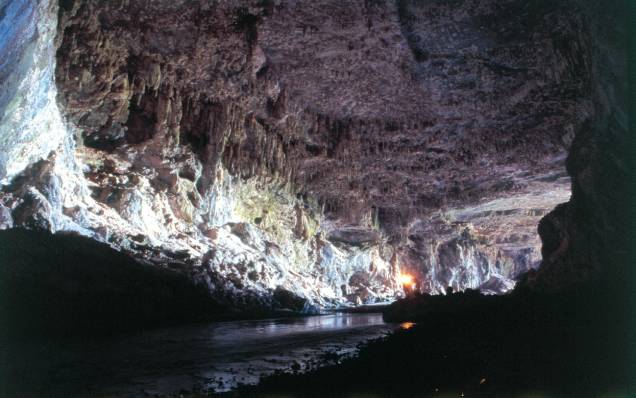 Há centenas de cavernas no Parque Estadual de Terra Ronca, mas menos de 5 estão abertas para visitantes Há centenas de cavernas no Parque Estadual de Terra Ronca, mas menos de 5 estão abertas para visitantes