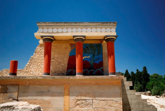 Ruínas de Cnossos, em Creta Ruínas de Cnossos, em Creta
