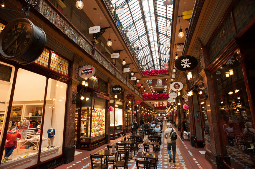 O The Strand Arcade é uma das opções de compras em Sydney