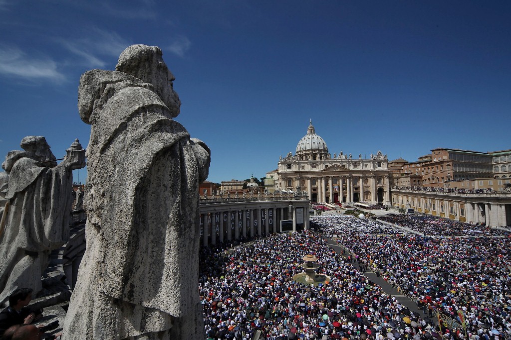 Missa de Páscoa, Praça e Basílica de São Pedro, Vaticano, Roma