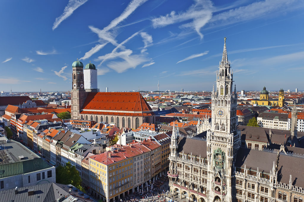 Arquitetura de Munique, na Alemanha