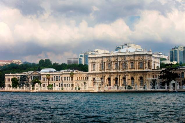 Vista do Palácio Dolmabahce