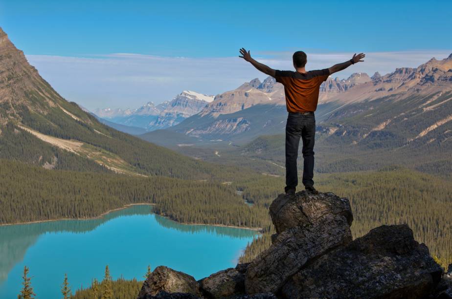 <strong>Lago Peyto</strong> Essa vista incrível para o Lago Peyto, que é formado por água do degelo de glaciares, é a recompensa depois de uma trilha relativamente fácil, de 2,9km só de ida e elevação de 245m <strong>Lago Peyto</strong> Essa vista incrível para o Lago Peyto, que é formado por água do degelo de glaciares, é a recompensa depois de uma trilha relativamente fácil, de 2,9km só de ida e elevação de 245m
