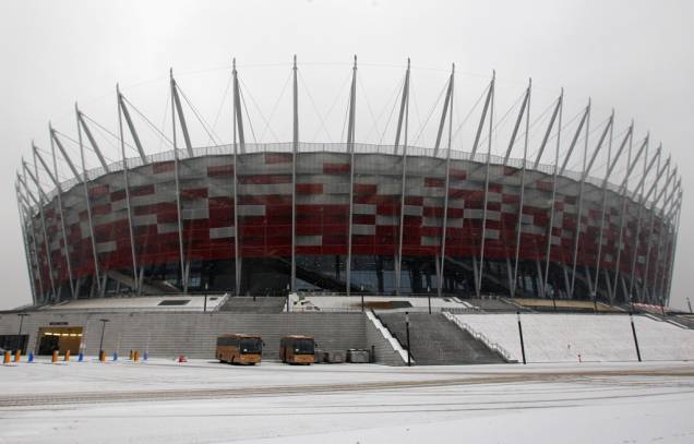 O novo estádio Narodwy, em <a href="http://viajeaqui.abril.com.br/cidades/polonia-varsovia" rel="Varsóvia" target="_blank"><strong>Varsóvia</strong></a>, sediará a partida de abertura da <strong>Eurocopa 2012</strong>, assim como alguns jogos do grupo A (da anfitriã <a href="http://viajeaqui.abril.com.br/paises/polonia" rel="Polônia " target="_blank"><strong>Polônia, </strong></a>além de Rússia, República Tcheca e Grécia) e de fases posteriores, incluindo uma semi-final
