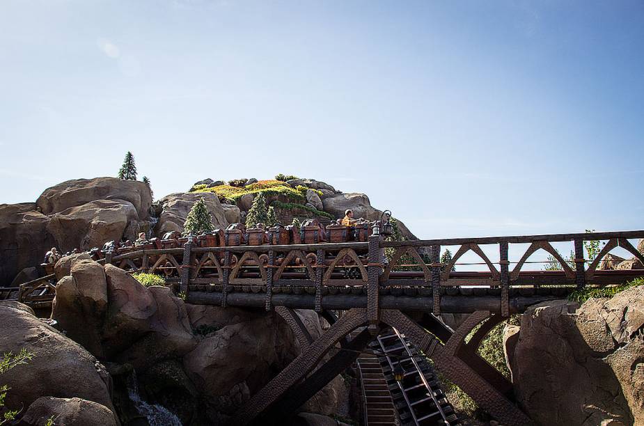 A atração é uma das mais concorridas do parque A atração é uma das mais concorridas do parque