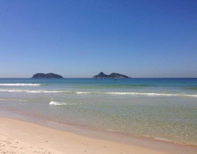 Praia da Barra da Tijuca, um dos cantos cariocas favoritos da internauta Bianca Bertelli Praia da Barra da Tijuca, um dos cantos cariocas favoritos da internauta Bianca Bertelli