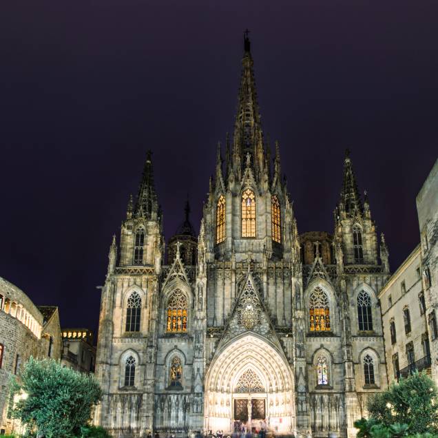 Seu, a Catedral de Barcelona, no Bairro Gótico
