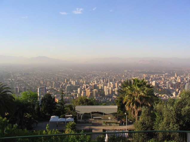 O Cerro San Cristóbal em Santiago reúne uma das mais belas visões da capital chilena