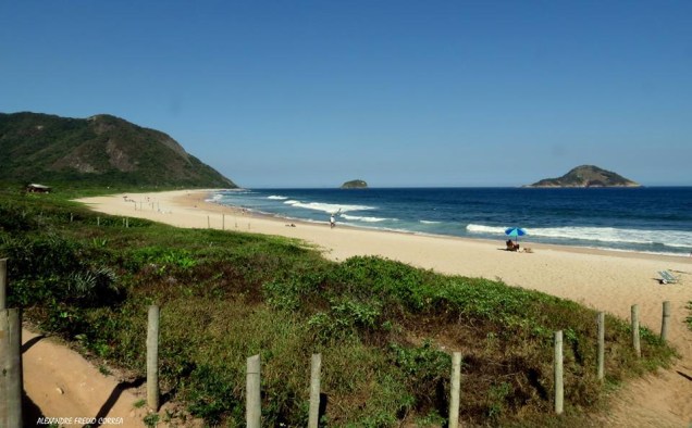 Segundo o Alexandre Freixo Correa, um dos lugares preferidos dele no Rio de Janeiro é a Praia de Grumari