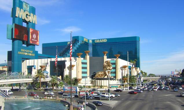<strong>MGM Grand Hotel, <a href="http://viajeaqui.abril.com.br/cidades/estados-unidos-las-vegas" rel="Las Vegas" target="_self">Las Vegas</a></strong>Os 6.198 quartos do MGM fazem dele o maior hotel do mundo atualmente no quesito hospedagem