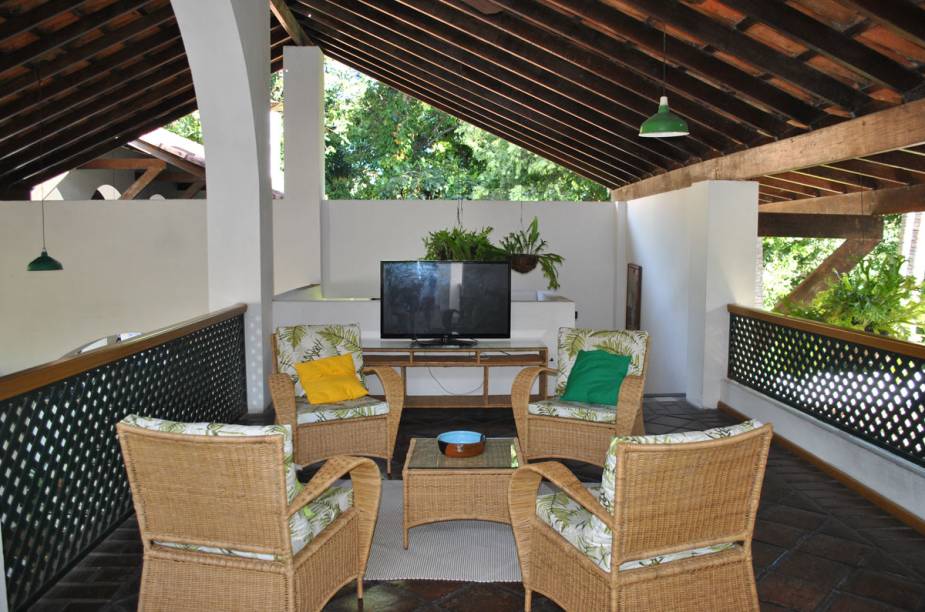 Varanda do hotel Sete Colinas, em Olinda (PE)