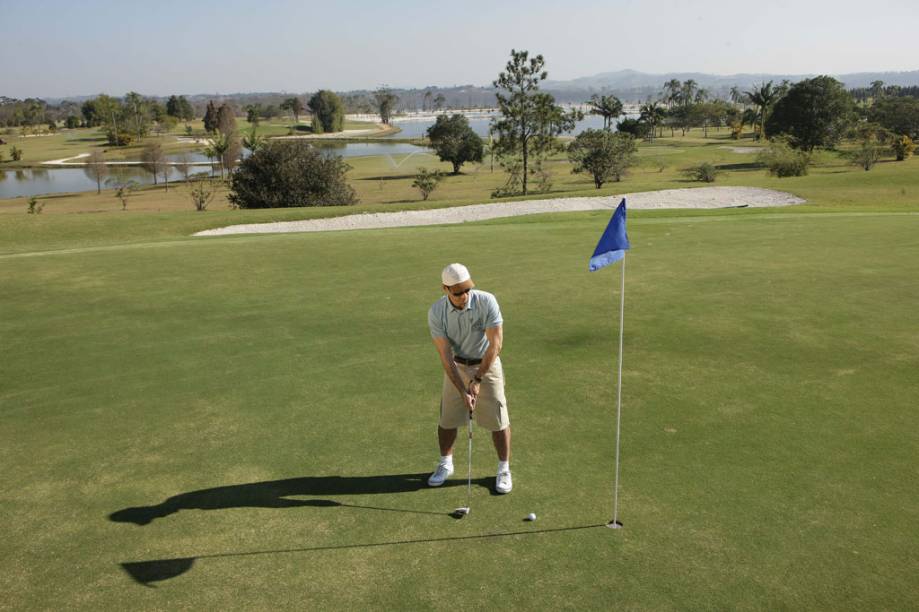 Campo de Golf do Resort Paradise Golf & Lake, em Mogi das Cruzes, São Paulo