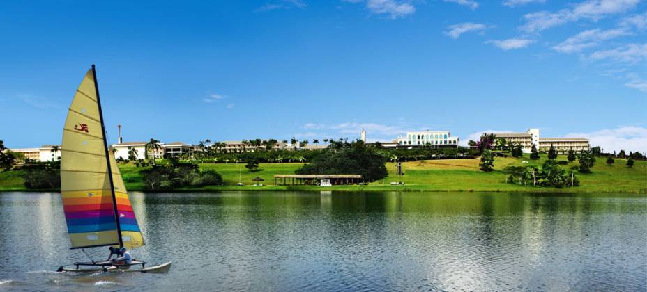 Lago do Resort Paradise Golf & Lake, em Mogi das Cruzes, São Paulo