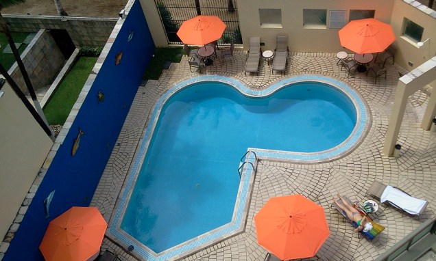Piscina do hotel Blue Tree Towers, em Recife, Pernambuco