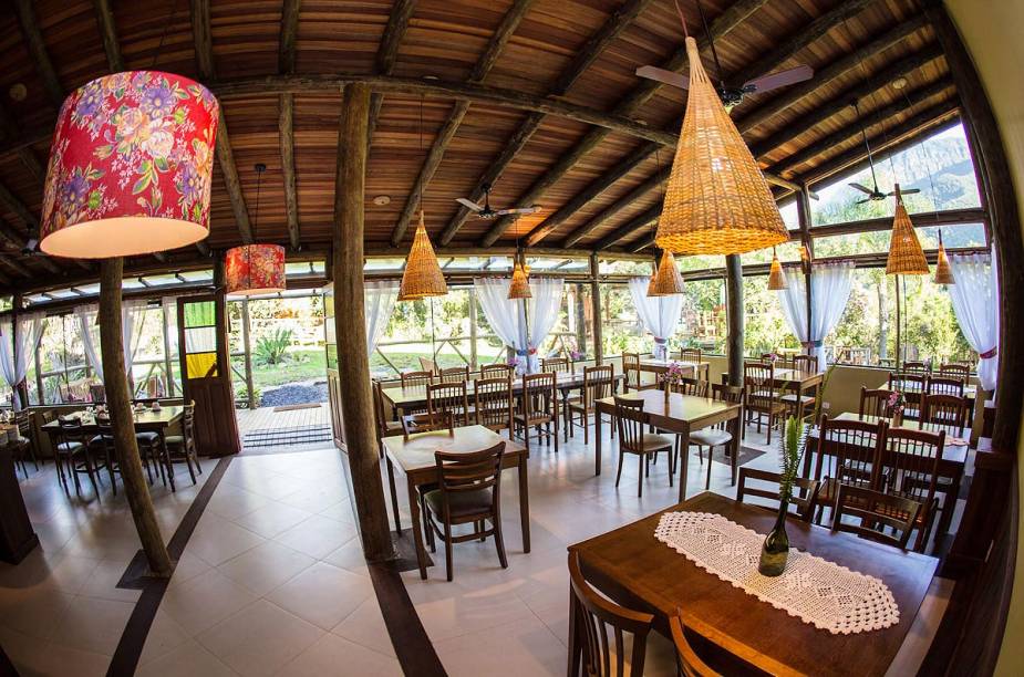 O hotel fica em frente ao Cânion Malacara, que pode ser visto a partir da sala de estar