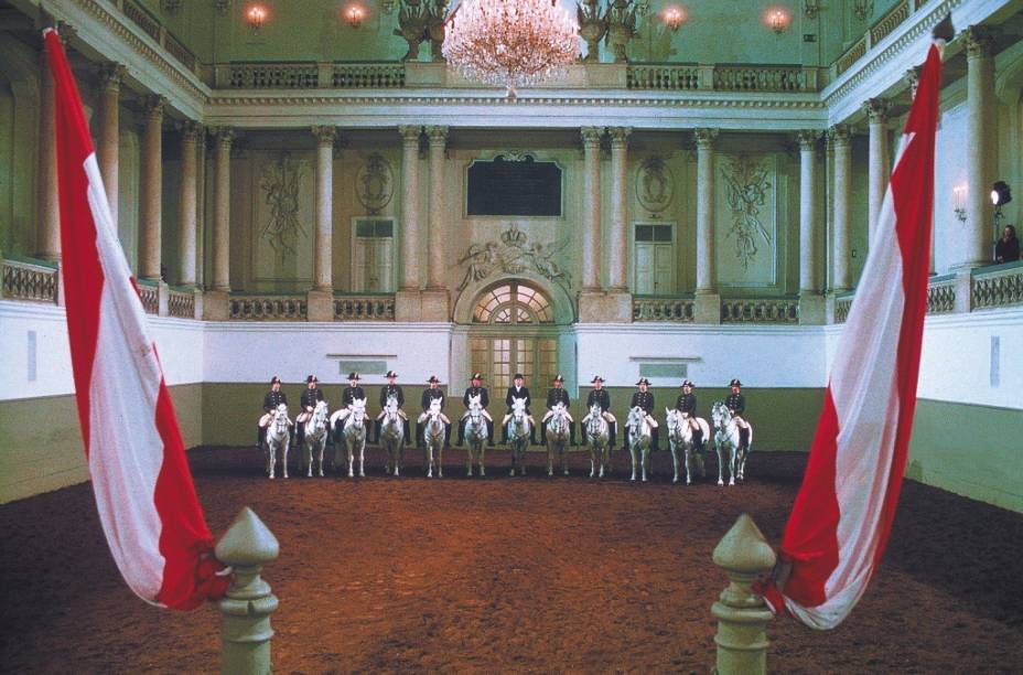 Picadeiro da Escola Espanhola de Cavalaria, no Hofburg, Viena