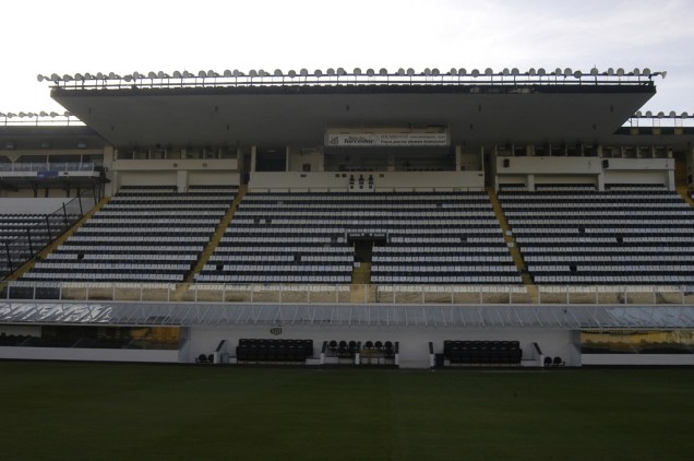 Estádio Urbano Caldeira, conhecido como Vila Belmiro, sede do Santos Futebol Clube