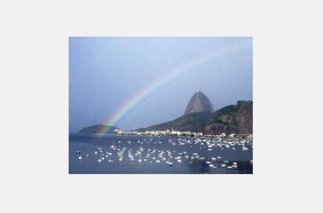 Quem clicou o arco-íris foi a  Nathalia Duarte da Silva, filha da Conceição Duarte