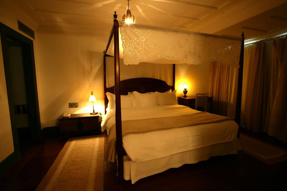 Quarto do hotel Solar do Rosário, em Ouro Preto, Minas Gerais