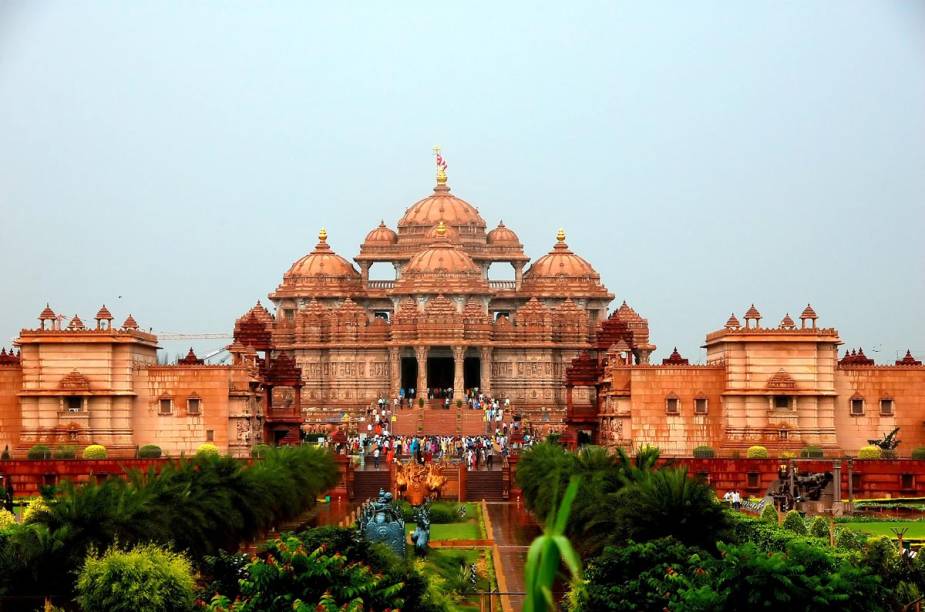 O parque Akshardham, a Disney hindu