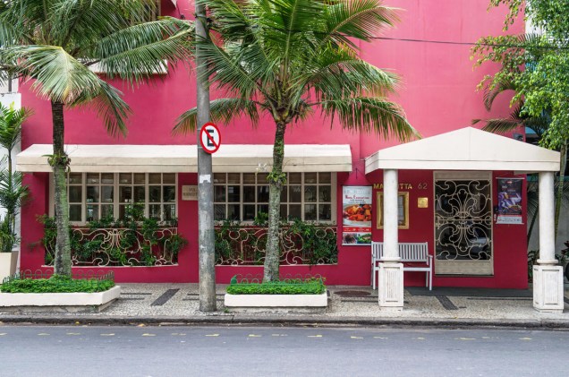 Fachada do restaurante Margutta, localizado no bairro de Ipanema, no Rio de Janeiro